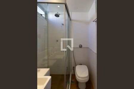 Detalhe do banheiro da suíte  de apartamento à venda com 2 quartos, 94m² em Lagoa, Rio de Janeiro