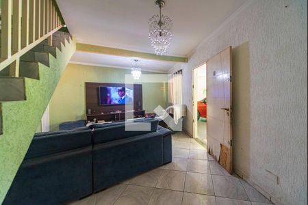 Sala de casa à venda com 3 quartos, 159m² em Parque Gerassi, Santo André
