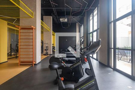 Studio para alugar com 25m², 1 quarto e sem vaga Studio para alugar com 25m², 1 quarto e sem vagaAcademia