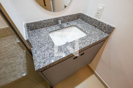 Studio para alugar com 25m², 1 quarto e sem vaga Studio para alugar com 25m², 1 quarto e sem vagaBanheiro