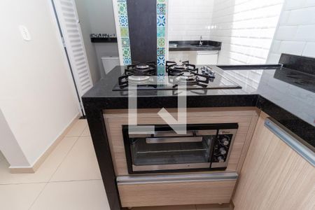 Casa para alugar com 60m², 2 quartos e 2 vagasDetalhe da cozinha