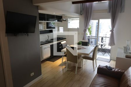 Sala de apartamento para alugar com 2 quartos, 99m² em Moema, São Paulo