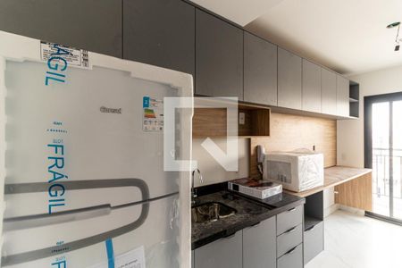 Studio para alugar com 40m², 1 quarto e sem vagaCozinha - Geladeira