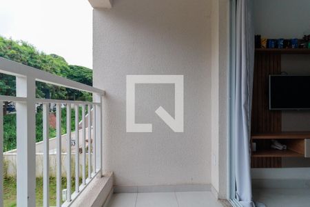 Varanda da Sala de apartamento à venda com 2 quartos, 56m² em Parque Assuncao, Taboão da Serra