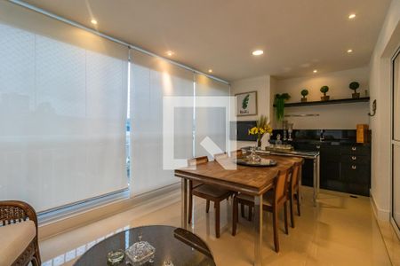 Varanda Gourmet de apartamento à venda com 3 quartos, 158m² em Tamboré, Santana de Parnaíba