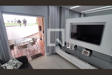 Sala de TV de casa de condomínio à venda com 3 quartos, 115m² em Jardim Florestal, Jundiaí