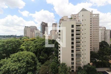 Vista Sala de apartamento à venda com 2 quartos, 118m² em Chácara Itaim, São Paulo