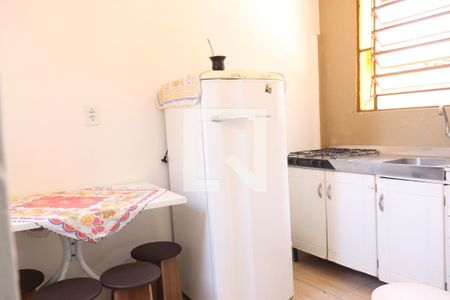 Cozinha e Sala de kitnet/studio para alugar com 1 quarto, 25m² em Campina, São Leopoldo