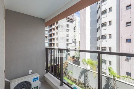 Studio para alugar com 25m², 1 quarto e sem vaga Studio para alugar com 25m², 1 quarto e sem vagaVaranda