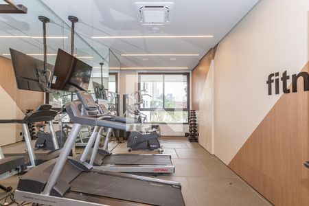 Studio para alugar com 25m², 1 quarto e sem vaga Studio para alugar com 25m², 1 quarto e sem vagaAcademia