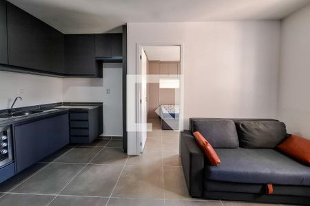 sala cozinha de kitnet/studio à venda com 1 quarto, 37m² em Vila Mariana, São Paulo