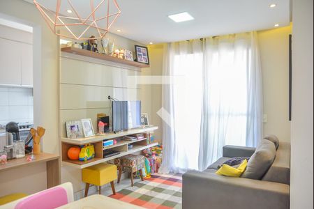 Sala de apartamento à venda com 1 quarto, 42m² em Jardim Olavo Bilac, São Bernardo do Campo