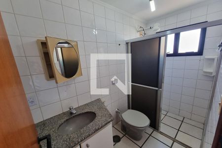 Banheiro Social de kitnet/studio para alugar com 1 quarto, 38m² em Jardim Paulista, Ribeirão Preto