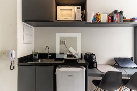 Cozinha de kitnet/studio à venda com 1 quarto, 10m² em Campos Elíseos, São Paulo
