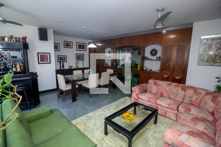 Sala de Estar de apartamento à venda com 3 quartos, 204m² em Flamengo, Rio de Janeiro