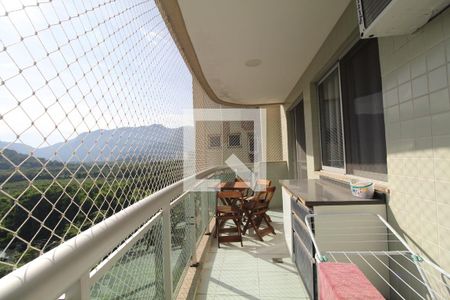 Varanda da Sala de apartamento à venda com 2 quartos, 68m² em Jacarepaguá, Rio de Janeiro