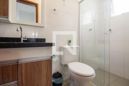 Casa de condomínio para alugar com 63m², 2 quartos e 2 vagasBanheiro 