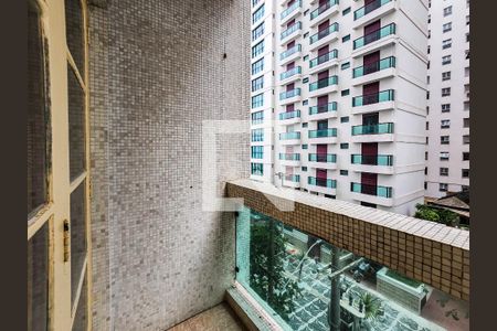sacada Quarto de apartamento para alugar com 1 quarto, 56m² em Pitangueiras, Guarujá