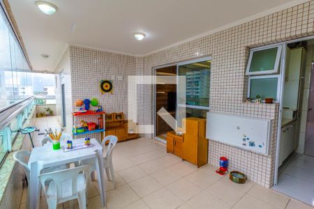 Varanda Gourmet de apartamento para alugar com 3 quartos, 142m² em Caiçara, Praia Grande