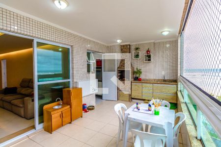 Varanda Gourmet de apartamento para alugar com 3 quartos, 142m² em Caiçara, Praia Grande