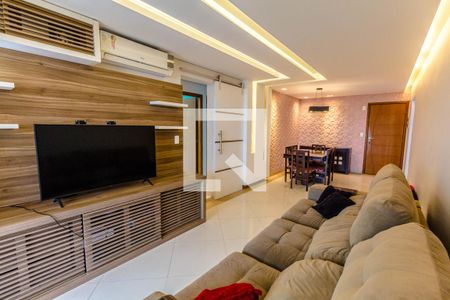 Sala de apartamento para alugar com 3 quartos, 142m² em Caiçara, Praia Grande