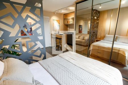 Suíte de kitnet/studio à venda com 1 quarto, 28m² em Jardim Panorama, São Paulo