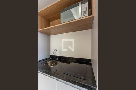 Studio para alugar com 27m², 1 quarto e sem vagaCozinha - Pia e Cooktop