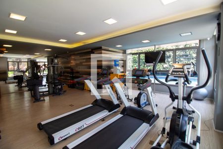 Área comum - Academia de apartamento para alugar com 1 quarto, 38m² em Cidade Monções, São Paulo