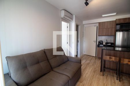 Sala de apartamento para alugar com 1 quarto, 38m² em Cidade Monções, São Paulo