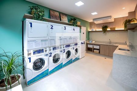 Studio para alugar com 24m², 1 quarto e sem vagaÁrea comum - Lavanderia