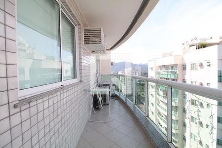 Varanda da Sala de apartamento para alugar com 2 quartos, 72m² em Jacarepaguá, Rio de Janeiro