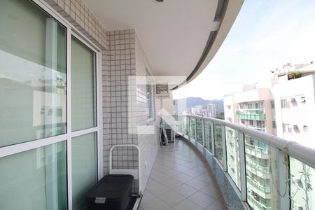 Varanda da Sala de apartamento à venda com 2 quartos, 72m² em Jacarepaguá, Rio de Janeiro