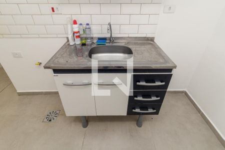 Studio à venda com 27m², 1 quarto e sem vagaCozinha