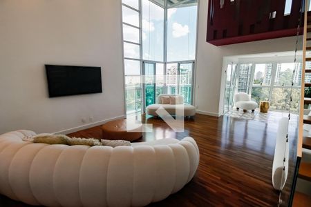 Sala 1 de apartamento à venda com 4 quartos, 210m² em Jardim Morumbi, São Paulo