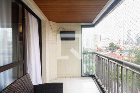 Varanda  de apartamento para alugar com 3 quartos, 127m² em Vila Gomes Cardim, São Paulo
