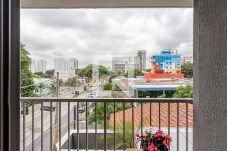 Varanda de kitnet/studio para alugar com 1 quarto, 20m² em Santo Amaro, São Paulo