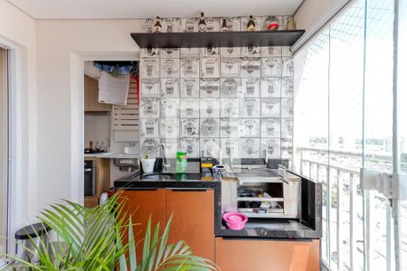 Varanda Gourmet de apartamento à venda com 2 quartos, 62m² em Vila Guilherme, São Paulo