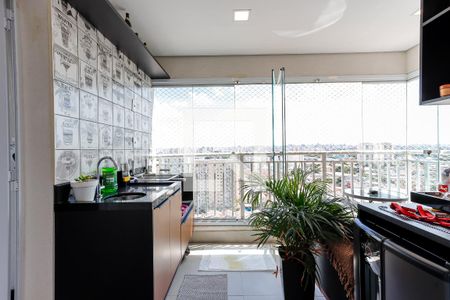 Varanda Gourmet de apartamento à venda com 2 quartos, 62m² em Vila Guilherme, São Paulo