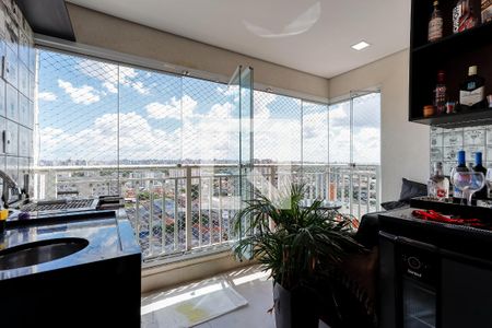 Varanda Gourmet de apartamento à venda com 2 quartos, 62m² em Vila Guilherme, São Paulo