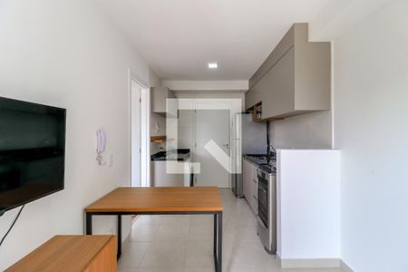 Sala de apartamento para alugar com 1 quarto, 27m² em Jardim Caravelas, São Paulo