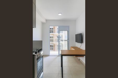 Sala de apartamento para alugar com 1 quarto, 27m² em Jardim Caravelas, São Paulo