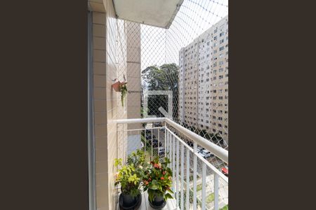 Varanda da Sala de apartamento à venda com 2 quartos, 47m² em Parque Bristol, São Paulo