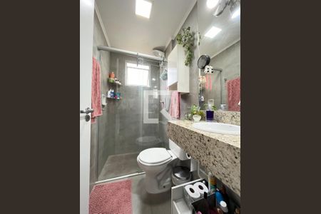 Banheiro  de apartamento à venda com 2 quartos, 50m² em Vila Campestre, São Paulo