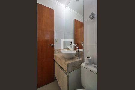 Suíte - Banheiro do Quarto 1 de apartamento à venda com 2 quartos, 105m² em Parque das Nações, Santo André