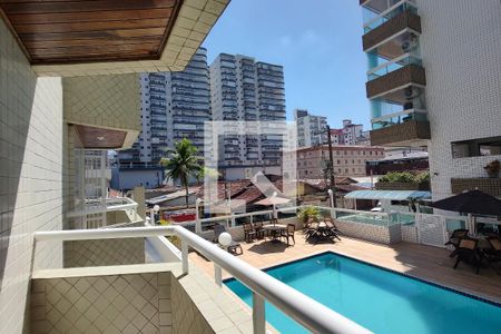 Sacada sala de apartamento para alugar com 2 quartos, 99m² em Ocian, Praia Grande