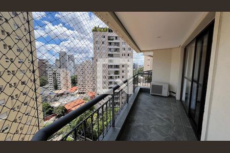 Varanda da Sala de apartamento para alugar com 4 quartos, 132m² em Paraíso, São Paulo