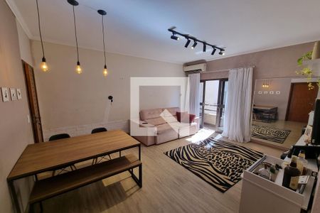 Sala de apartamento para alugar com 2 quartos, 80m² em Residencial Florida, Ribeirão Preto