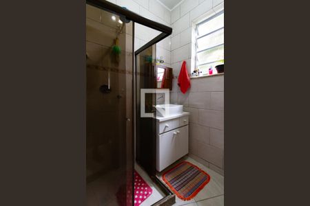 Apartamento à venda com 67m², 2 quartos e sem vagaDetalhe do banheiro social 