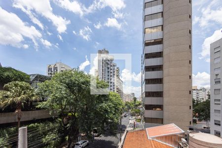Vista da Varanda de apartamento à venda com 1 quarto, 31m² em Cerqueira César, São Paulo