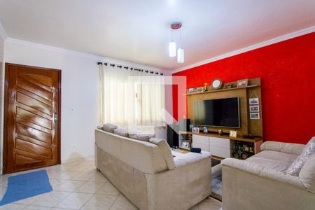 Sala de casa à venda com 2 quartos, 135m² em Jardim Cristiane, Santo André